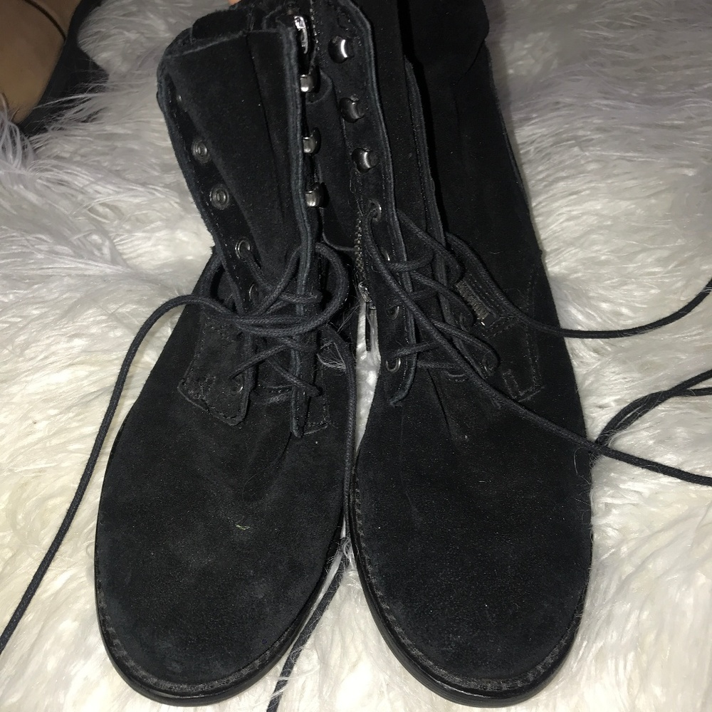 Sam Edelman Black Suede Booties size 8.5/9